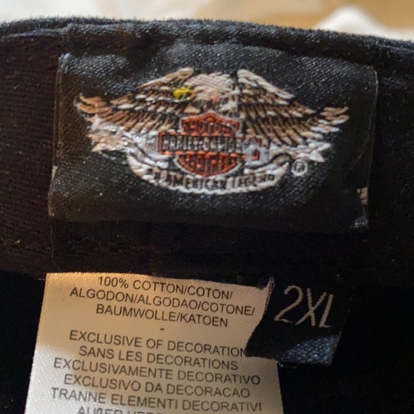 Harley-Davidson flex hat z embroidered 2X - Picture 6 of 7